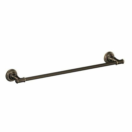 Moen Towel Bar, 24 In L Rod, Stainless Steel, Mediterranean Bronze, Surface Mounting -  C S I DONNER, DN9124BRB
